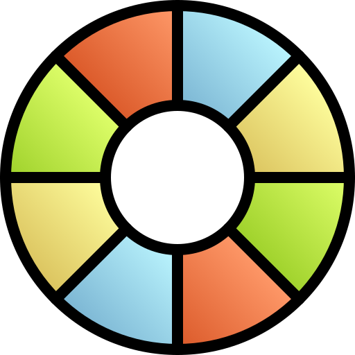 kleur kiezer Generic gradient lineal-color icoon