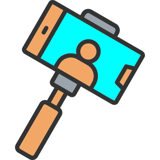 palo para selfies Generic color lineal-color icono