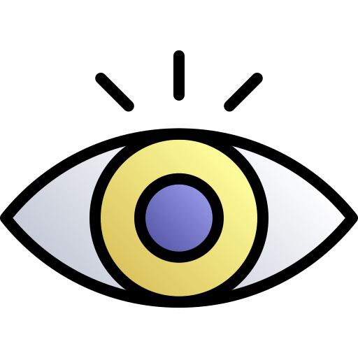 Глаз Generic gradient lineal-color иконка