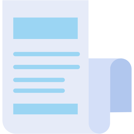 News paper Generic color fill icon