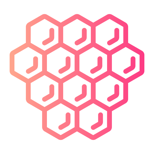 Honeycomb Generic gradient outline icon