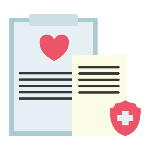 Medical history Generic color fill icon