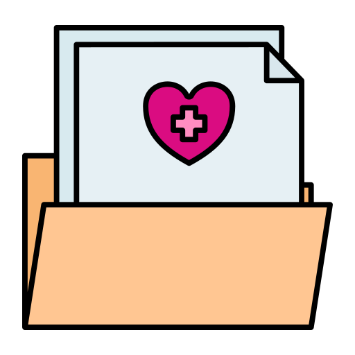 Medical file Generic color lineal-color icon