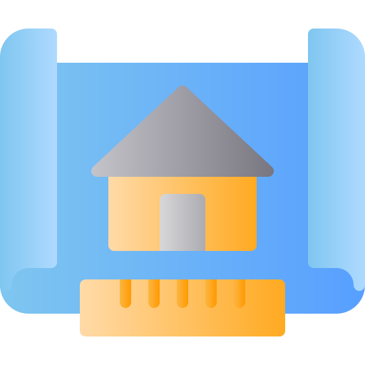 집 계획 Generic gradient fill icon