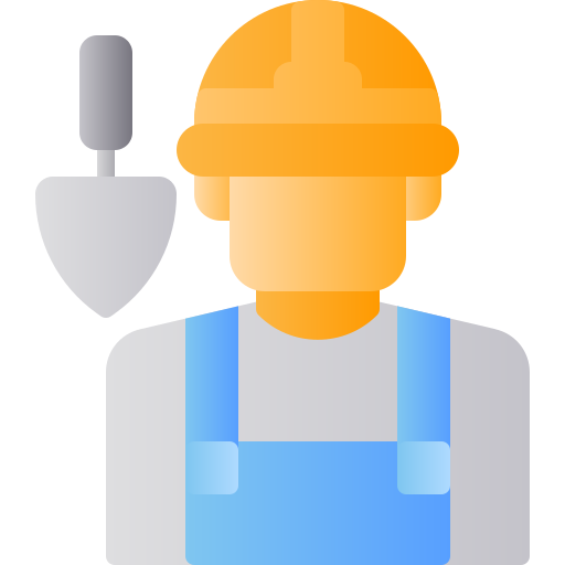 Worker avatar Generic gradient fill icon