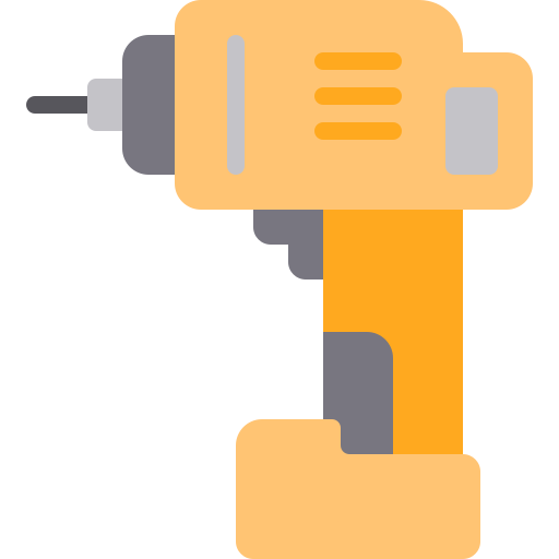 Drill machine Generic color fill icon