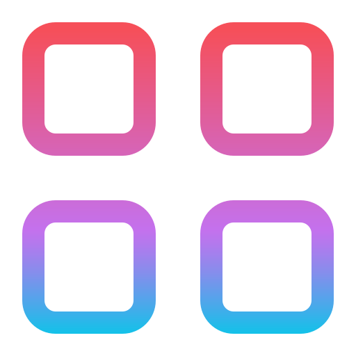 App Generic gradient outline icon
