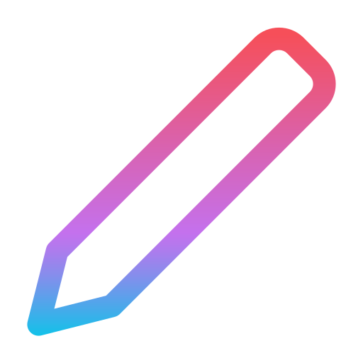 Pencil Generic gradient outline icon