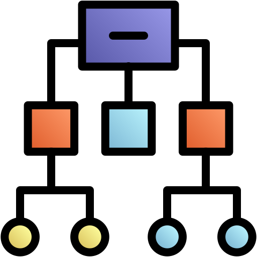 사이트맵 Generic gradient lineal-color icon