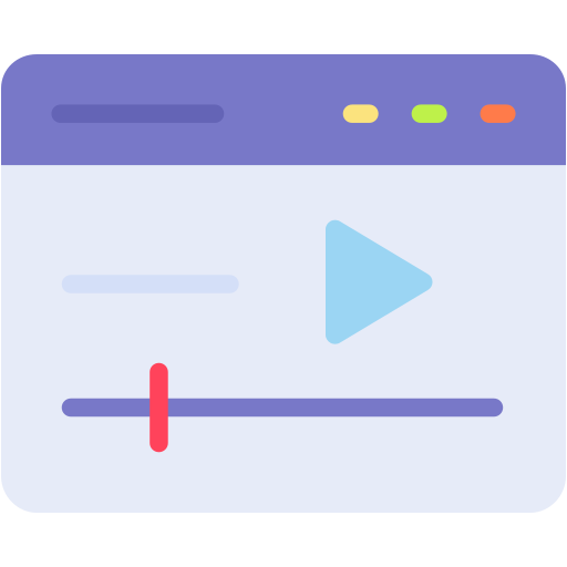 videomarketing Generic color fill icona