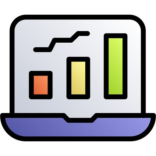 gráfico de barras Generic gradient lineal-color icono