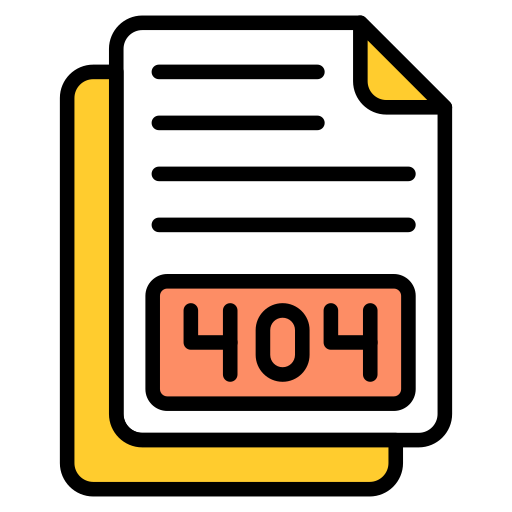 error 404 Generic color lineal-color icono