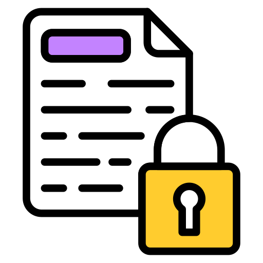 bloccato Generic color lineal-color icona
