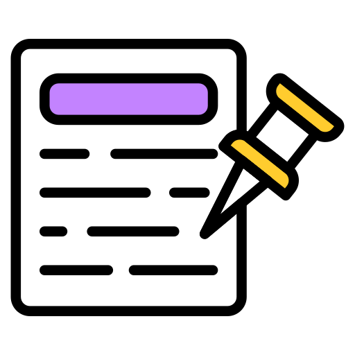 Pushpin Generic color lineal-color icon
