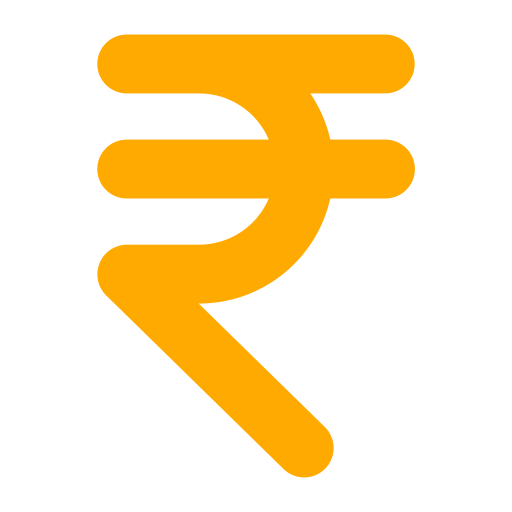 symbol rupii Generic color fill ikona