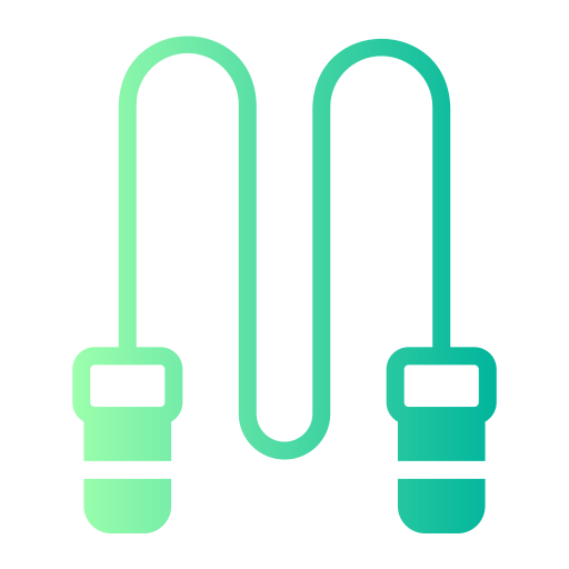 Jumping rope Generic gradient fill icon