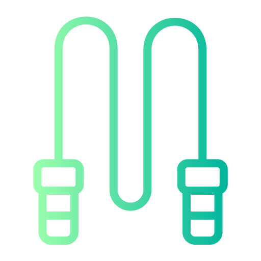 Jumping rope Generic gradient outline icon