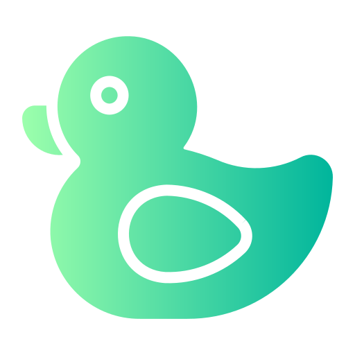 Rubber duck Generic gradient fill icon
