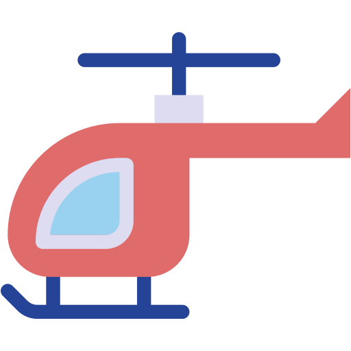 helikopter Generic color fill icon