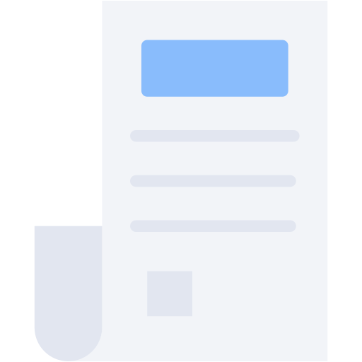 Invoice Generic color fill icon