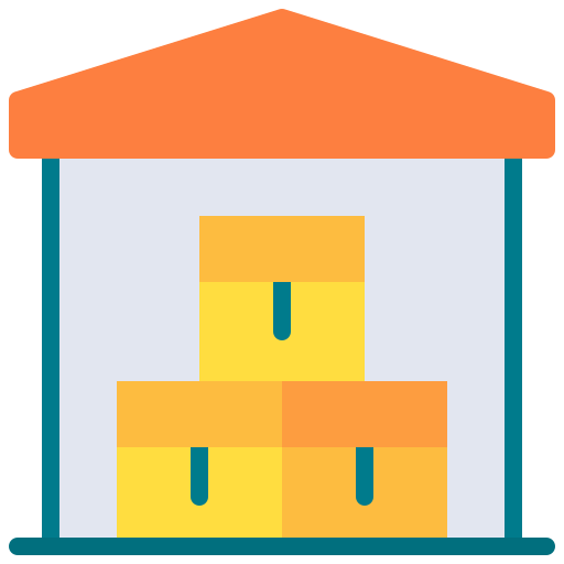 Warehouse Generic color fill icon
