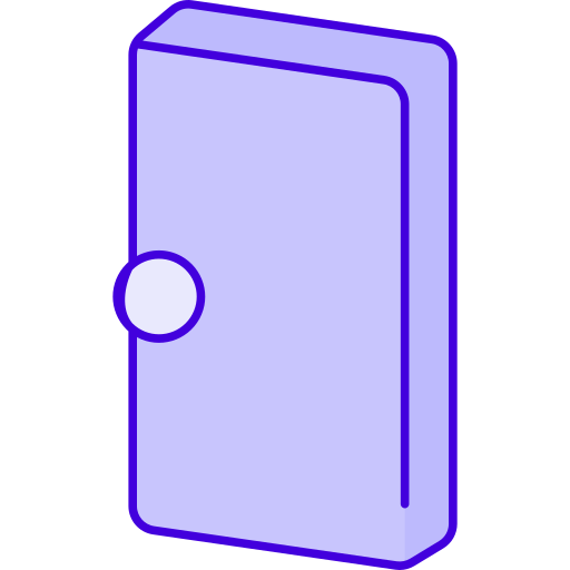 Door Generic color lineal-color icon