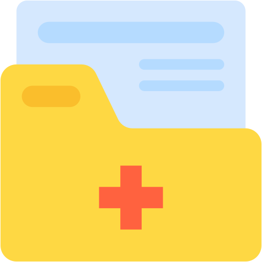 Medical records Generic color fill icon