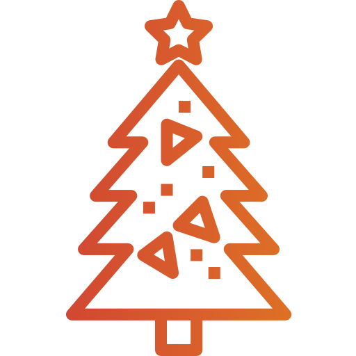 Рождественская елка PongsakornRed Gradient иконка