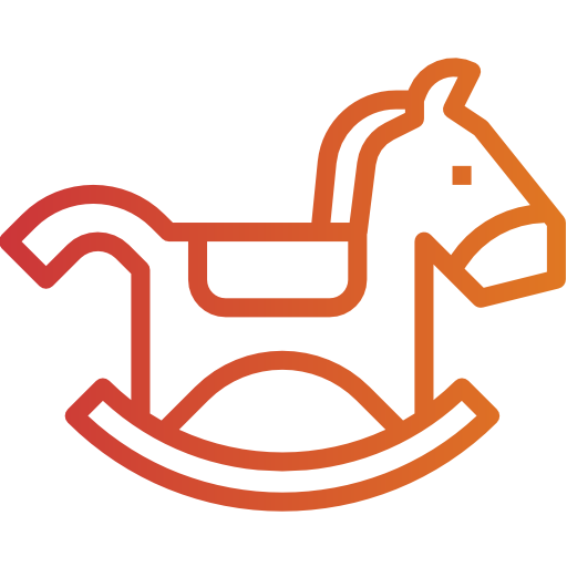Лошадка-качалка PongsakornRed Gradient иконка