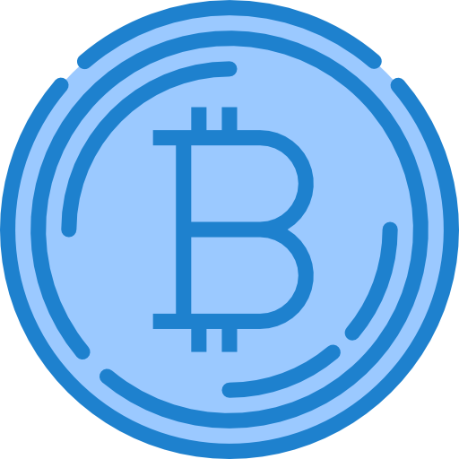 bitcoin srip Blue icon