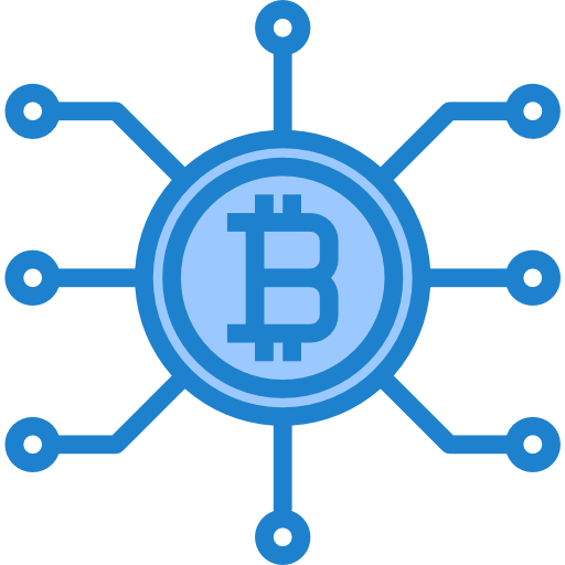 bitcoiny srip Blue ikona