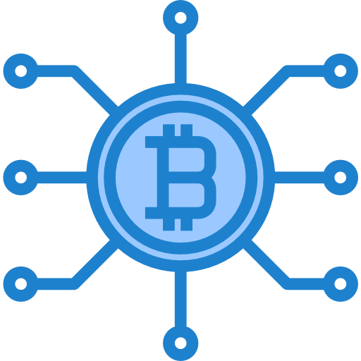 bitcoin srip Blue icon