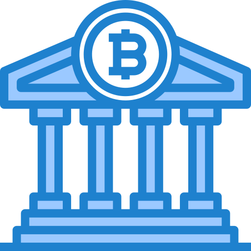 bank srip Blue icon