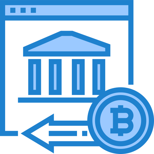 bank srip Blue icon
