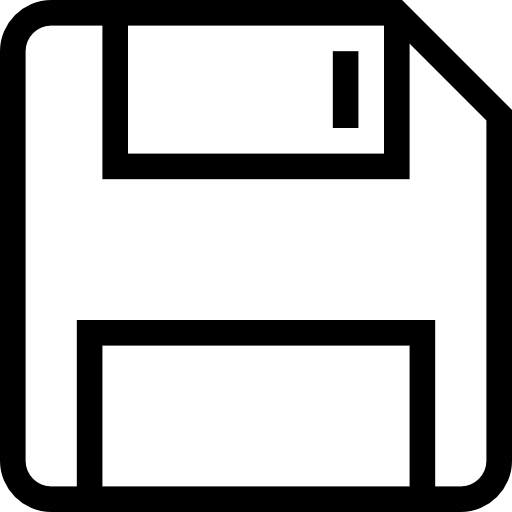 disquete Pictogramer Outline icono