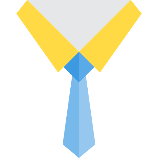 Necktie srip Flat icon
