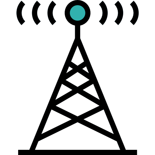 antena PongsakornRed Lineal Color icono