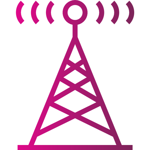 antena PongsakornRed Gradient icono