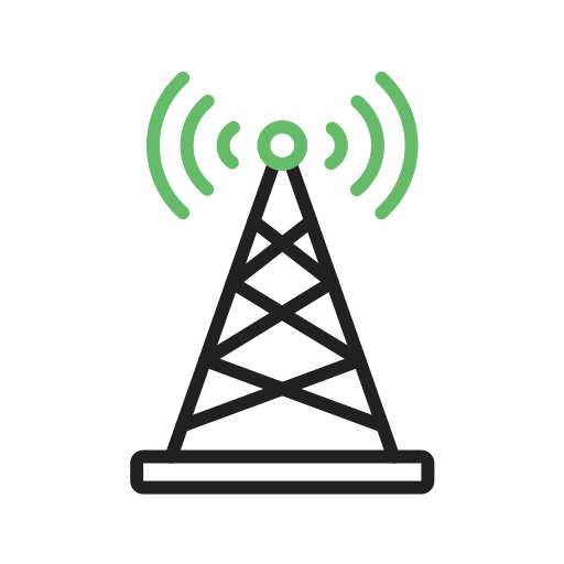 torre de señal Generic color outline icono