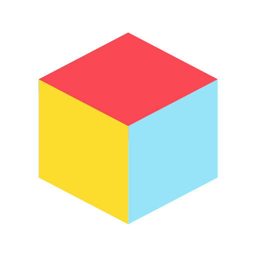 cubo Generic color fill icona
