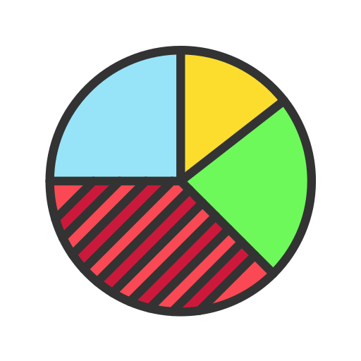 diagramme circulaire Generic color lineal-color Icône