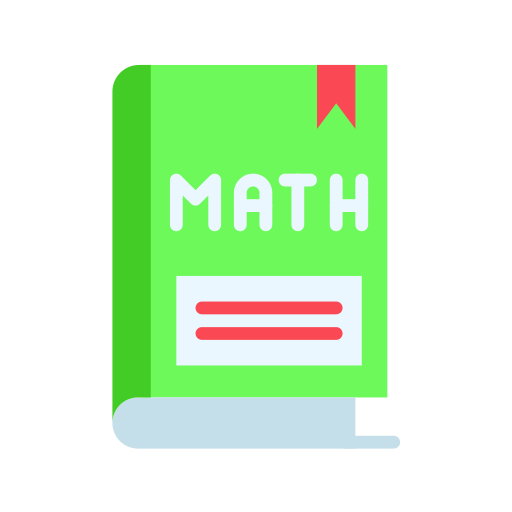 wiskundeboek Generic color fill icoon