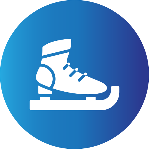Ice skates Generic gradient fill icon