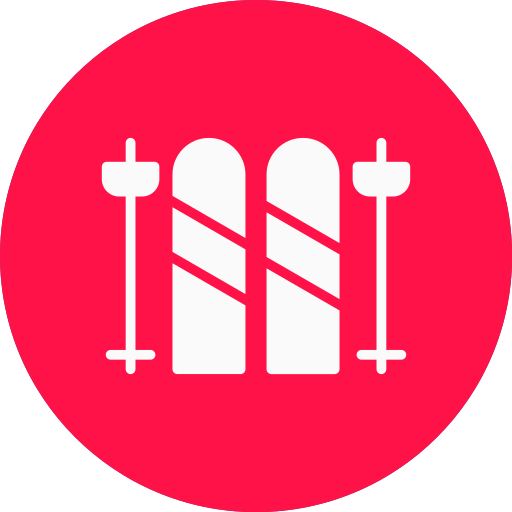 Skis Generic color fill icon