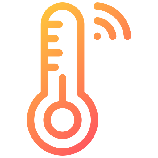 Smart temperature Generic gradient outline icon
