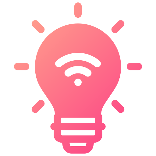 Smart bulb Generic gradient fill icon