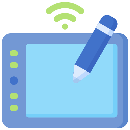 Pen tablet Generic color fill icon