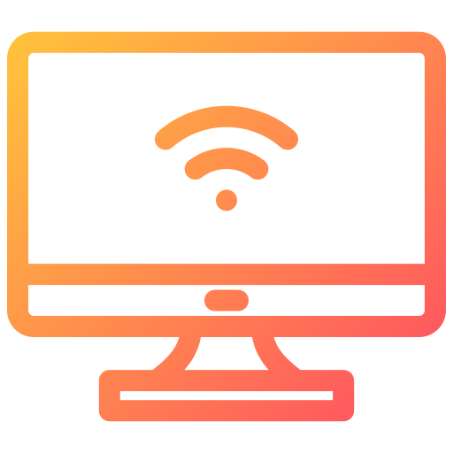 monitor Generic gradient outline icono