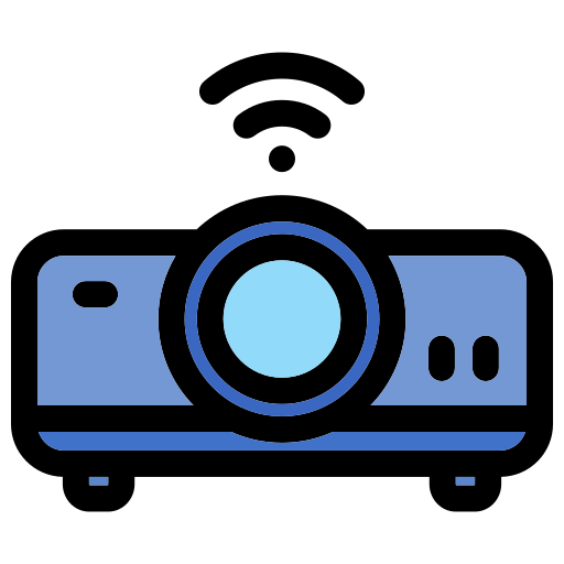 proiettore cinematografico Generic color lineal-color icona