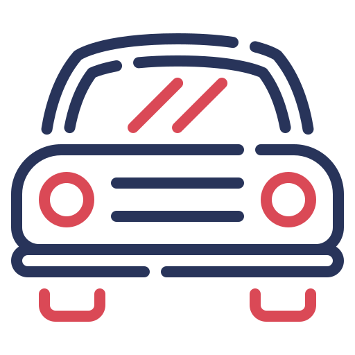 vehículo Generic color outline icono